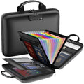 Fireproof Waterproof Document Bag Portable Hard Case for Certificates Passports Gun Safe Oasis Select colorful