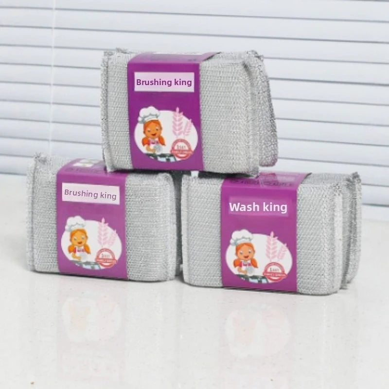 4/6 pieces of soft kitchen cleaning sponge, without scratches, suitable for various surfaces, including cookware and utensils. Oasis Select