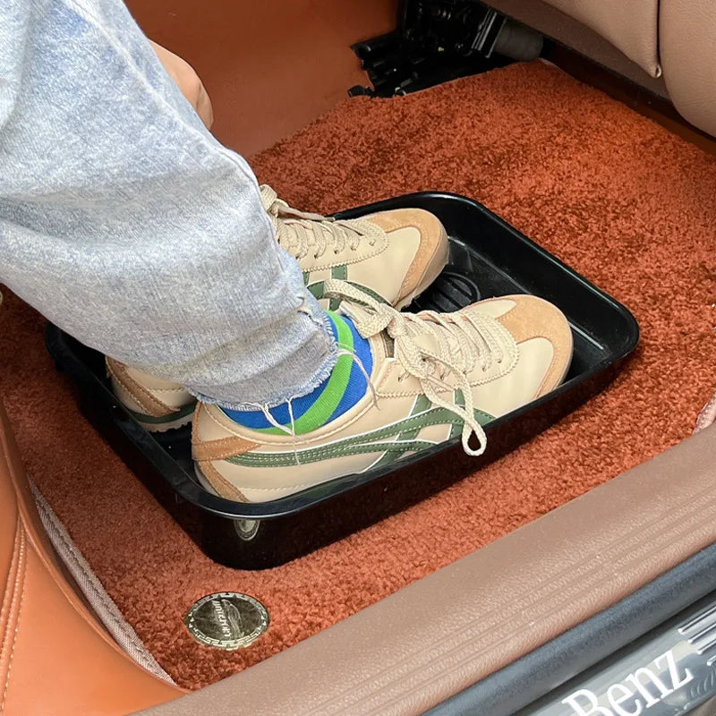 Car Shoes Storage Tray Interior Multifunctional Durable Accessory Tidying Vehicle Organizer Under Seat Container Box Oasis Select