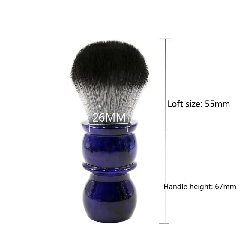 YAQI Timber Wolf 26mm Synthetic Shaving Brush – Travel Ready