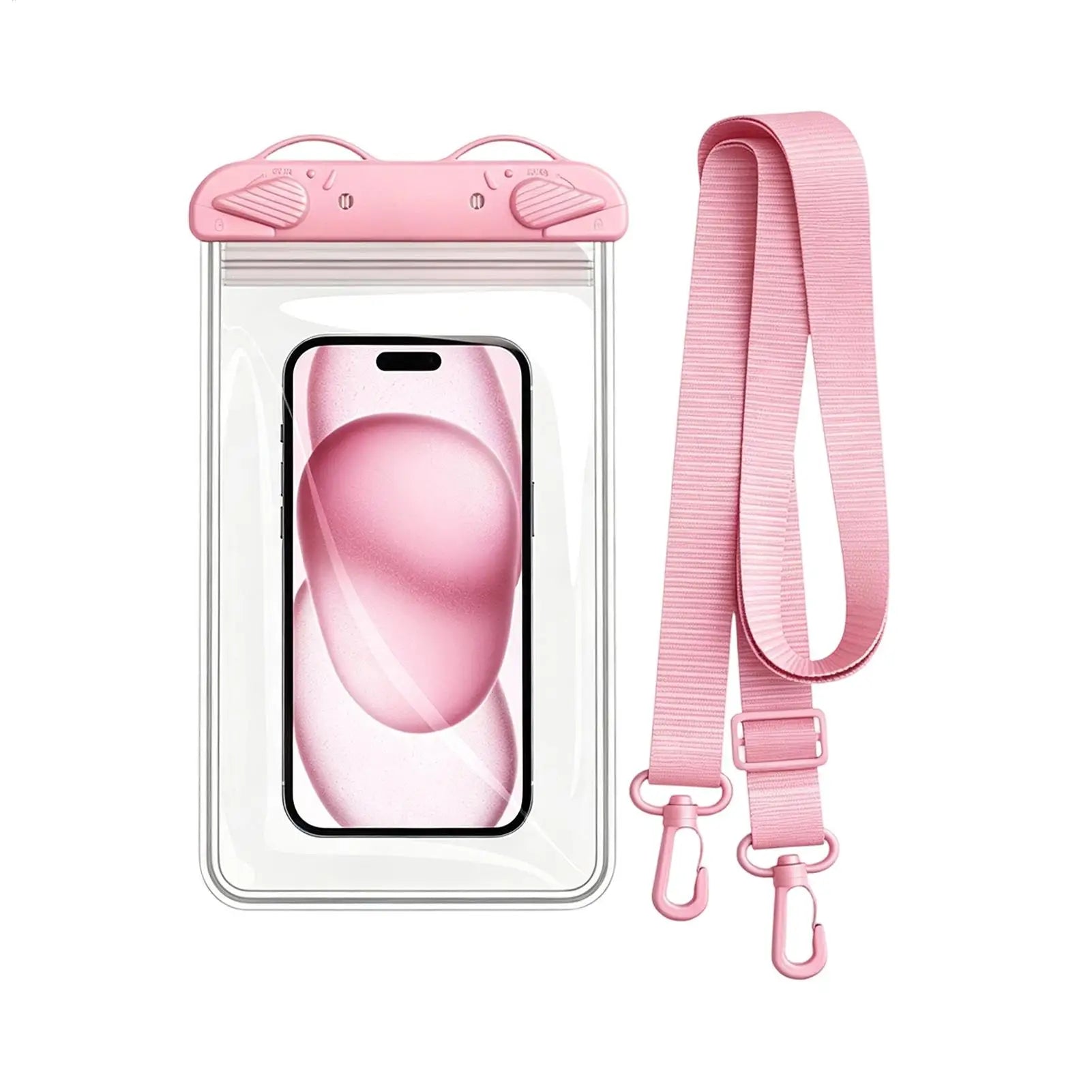 Transparent Waterproof Phone Case Touch Screen Under 7.0 inches Phone Cover with Lanyard Phone Sealed Bag Swimming Diving Oasis Select