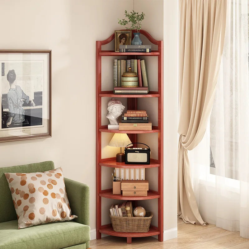 Corner Cabinet Triangle Corner Cabinet Indoor Shelf Shelf Living Room Floor Locker Modern Simple Storage Rack Oasis Select