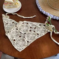 Hand-woven Triangular Scarf Hair Accessory for Spring and Summer, Sweet and Cute, Bohemian Artistic Style Headband Oasis Select 1PC
