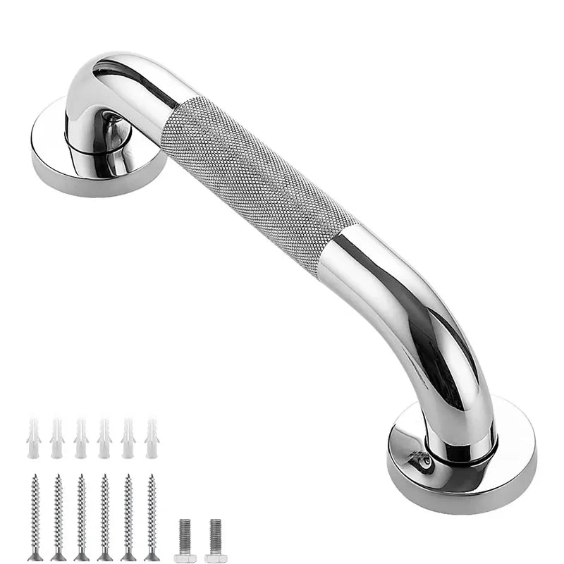 Handrail Grab Bar Stainless Steel 300/400/500Mm Anti Slip Shower Safety Support Handle Towel Rack Bathroom Tub Toilet Oasis Select FS-30cm