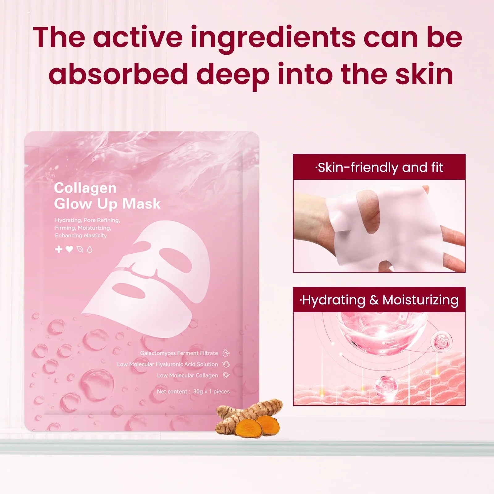 Calci-Protein & Hyaluronic Acid Gel Mask – Firming & Hydrating