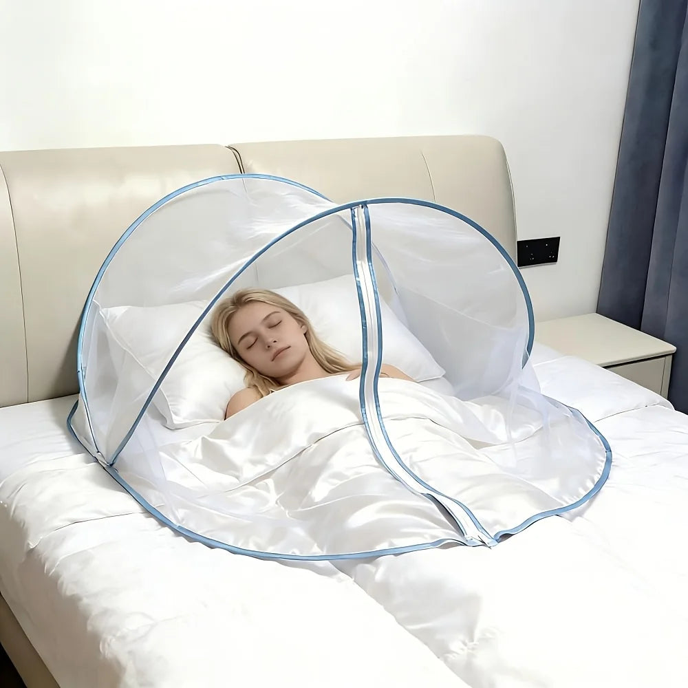 Mosquito Net, No Installation Required, Portable, with Mosquito Net Bedspread Hood, Portable Design,Suitable for Travel And Home Oasis Select