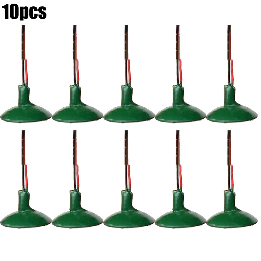10pcs HO/OO Scale LED Street Lamp Posts | Model Railway Scenery