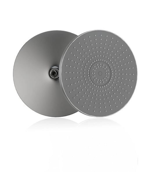 12 Inch Rainfall Shower Head, Large Round High Pressure Top Sprayer, Air Pressurized Water Saving Showerhead for Bathroom SPA Oasis Select Dark Grey