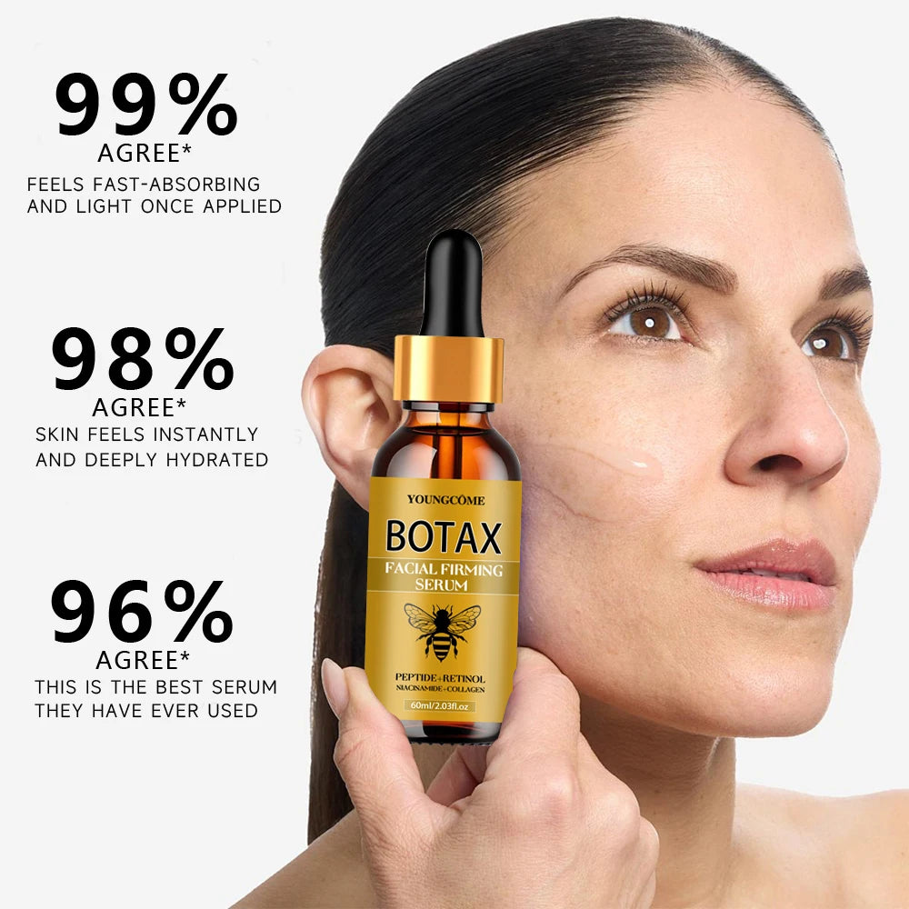 Bee Venom Facial Serum Face Essence Wrinkle Reduction Skin Tightening Natural Collagen Booster Hyaluronic Acid Essence 40/60ml Oasis Select