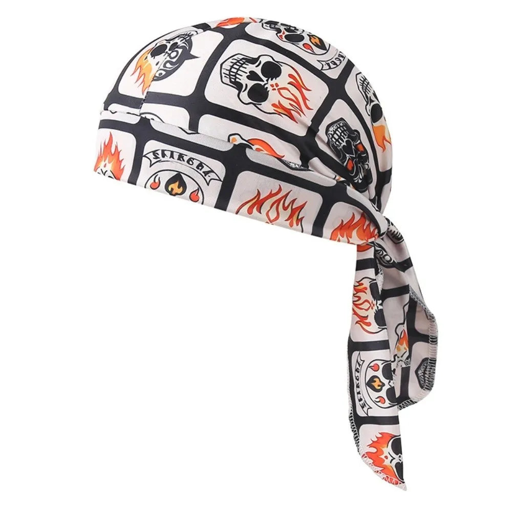 Fashion Accessory Breathable Hijab Caps Quick Dry Elastic Pirate Hat UV Protection Comfortable Bandana Headscarf Sports Oasis Select Style 5