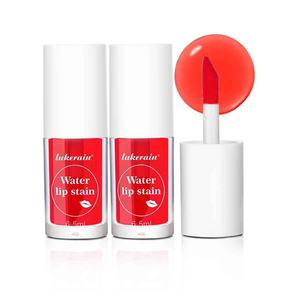 Lakerian Water Lip Stain Moisturizing Lip Glaze Long Lasting Lip Ink Face Lip Dual Purpose Waterproof Liquid Cosmetics Makeup Oasis Select 6x2 piece