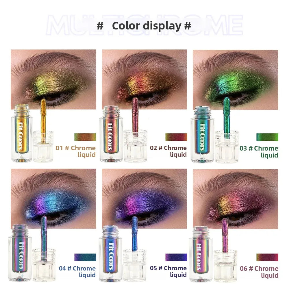 Fit Colors 3pc Chameleon Liquid Glitter Eyeshadow & Lip Set