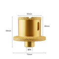 JUSTINLAU Vacuum Brazed Hole Drill Diamond Hole Saw Drill Core Bits For Marble Tiles Porcelain Tile Washbasin Hole Opener Oasis Select 50-70mm