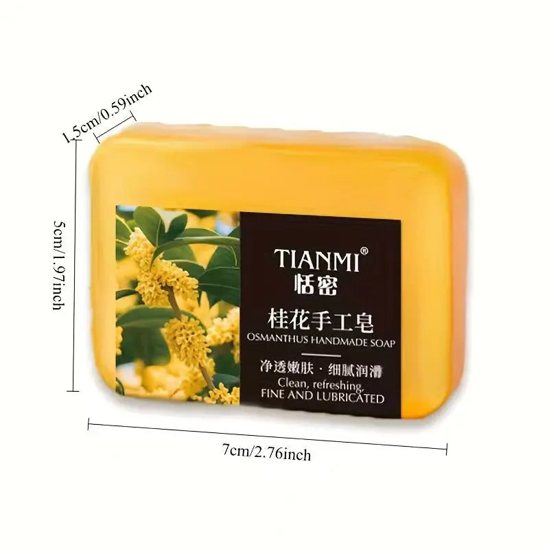 2PCS Lavender Handmade Soap, gently cleanses and removes makeup, can be used for full-body bathing,hydrates and moisturizes Oasis Select
