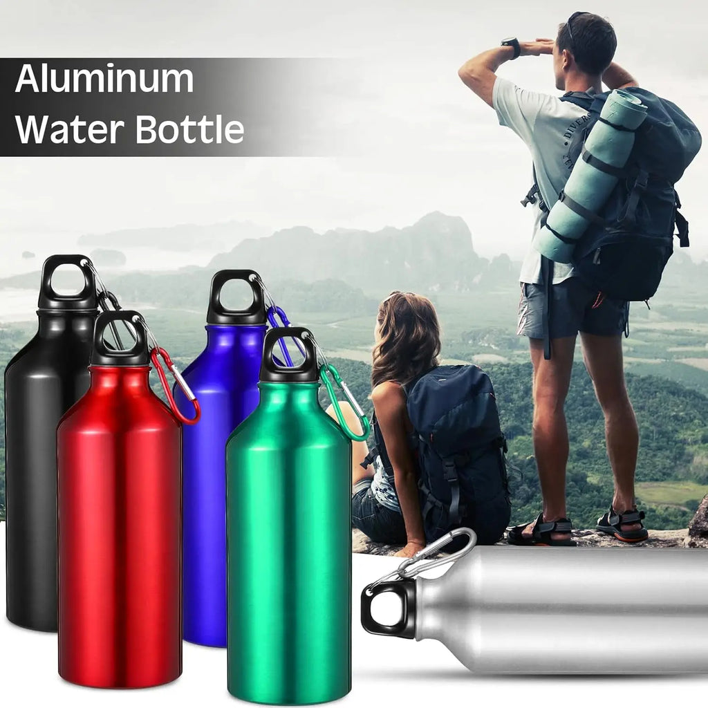 500/750mL Aluminum Outdoor Bike Sports Water Bottle Drinking Kettle Drinking Cup Leakproof Water Jug for Travel Running Camping Oasis Select
