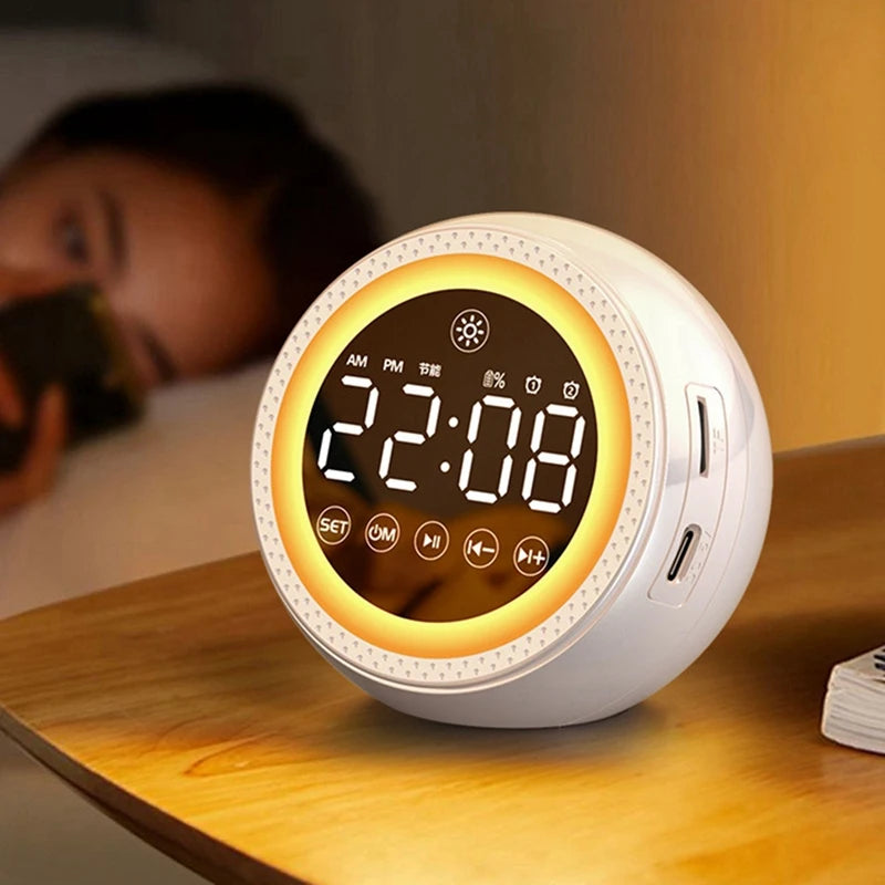 WISH White Noise Sounder-Nightlight, Alarm Clock,Sleep AIDS Suitable For All Ages Oasis Select