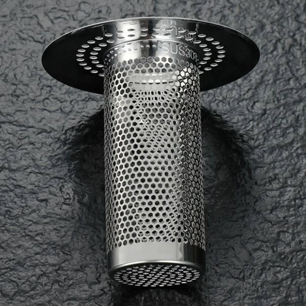 Stainless Steel Drain Hair Catcher – Sink & Shower Filter