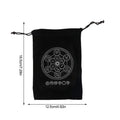 Tarot Card Holder Pouch Tarot Card Storage Special Bag Mysterious Black Magic Themed Tarot Card Holder Tarot Card Bags Gift Bag Oasis Select C