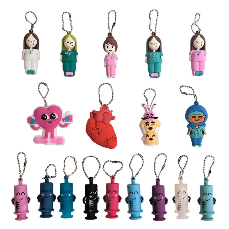 Ampoule opener keychain, syringe shaped cutter, nurse doctor ampoule opener aid, medicine bottle crusher Oasis Select