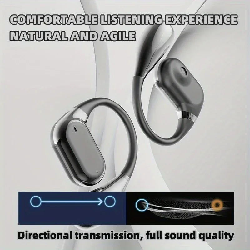 Original Silicone in Ear Hanging Hook Sports Mobile Phones Microphone HD Call ENC Noise Reduction Wireless Bluetooth for phones Oasis Select