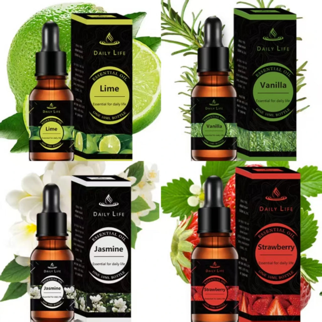 4PCS*10ml Essences Kit for Aromatherapy Machine Diffuser and Hydrosoluble Environment Humidifier Oasis Select F 10ml