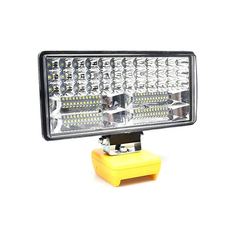 LIKE WISH 8Inch 84LED Work Light Portable Cordless Tool Lamp Spotlight Emergency Lighting Flashlight For 18V 20V Battery Oasis Select as shown