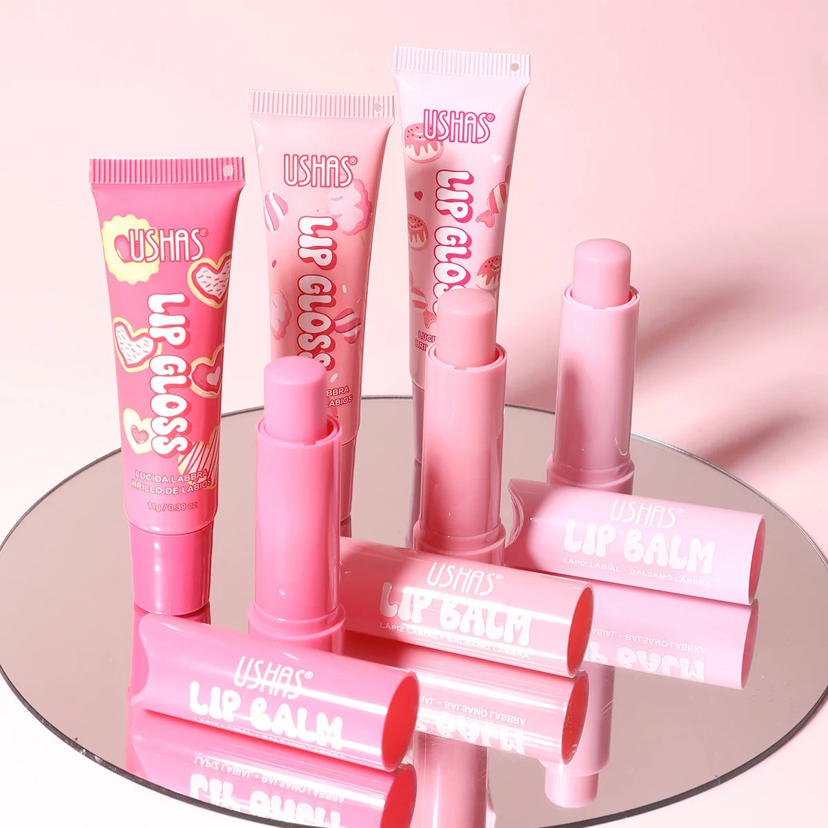 USHAS Lip Balm & Gloss Set – Moisturizing Lip Care Kit