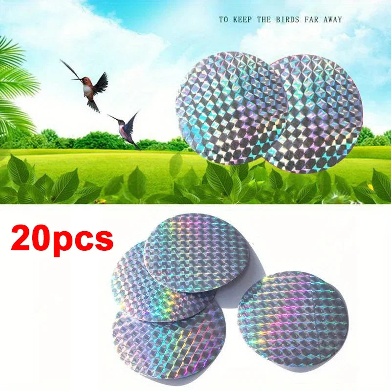 20-Pack Reflective Bird Repellent Scare Discs | Pigeon Deterrent Bird Deterrent Discs Oasis Select