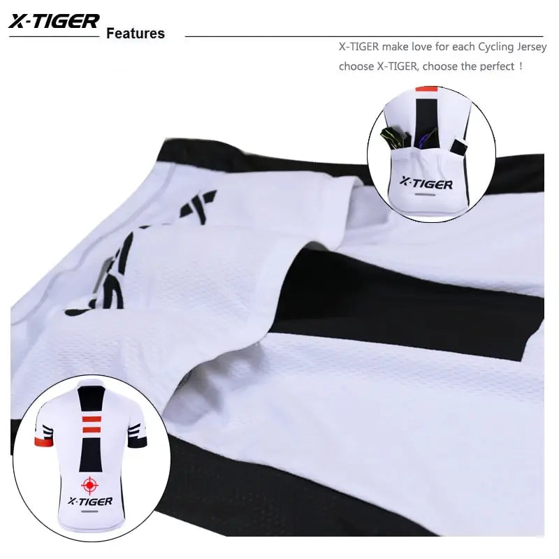 X-TIGER Summer Short Sleeve Pro Cycling Jersey Mountain Bicycle Clothing Maillot Ropa Ciclismo Racing Bike Clothes Jerseys Oasis Select