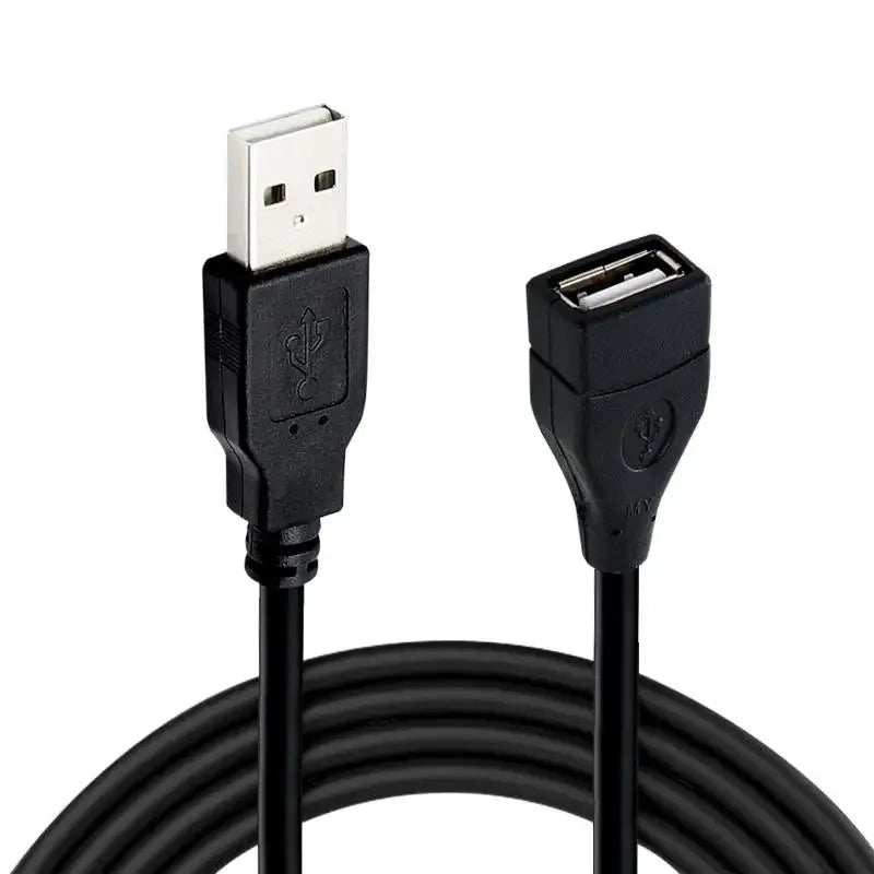 1-8pcs USB 2.0 Cable Extension Cable 0.6m/1m/1.5m Data Transmission Cable Display Projector High-Speed Data Extension Cable Oasis Select