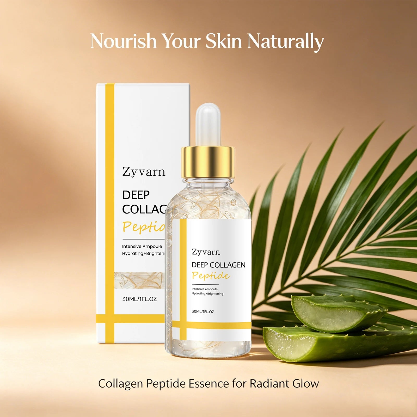 ZYVARN Silk Peptide Collagen Lifting Serum – Anti-Aging 30ml Face Lifting Serum Oasis Select