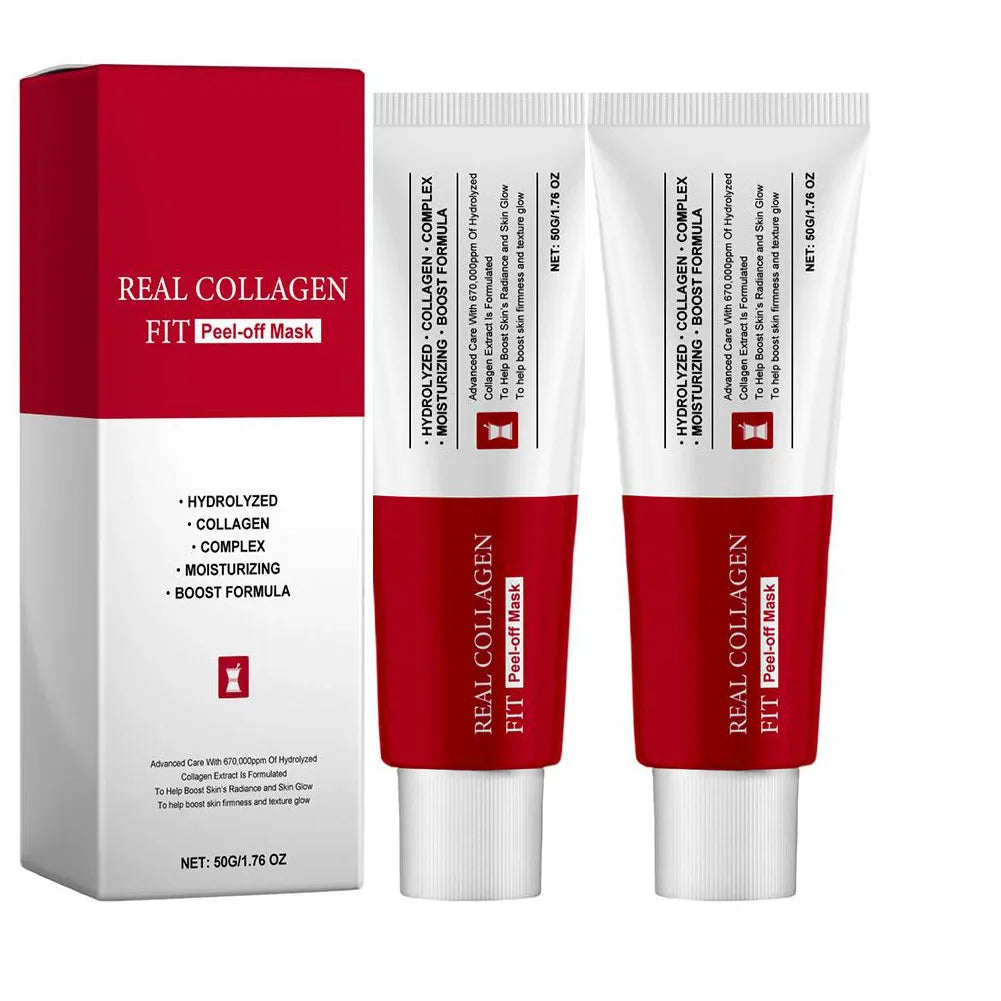 Collagen Peel-Off Face Mask – Hydrating, Firming & Glowing Collagen Peel Mask Oasis Select 2PCs