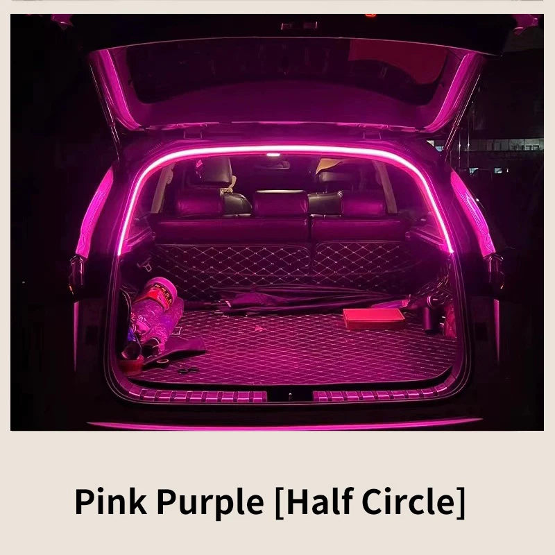 Car Trunk Lights, Automatic Induction Lights, LED Lights With Tailgate Lights, Car Reading Lights, And Interior Lights Oasis Select 2M Rose red