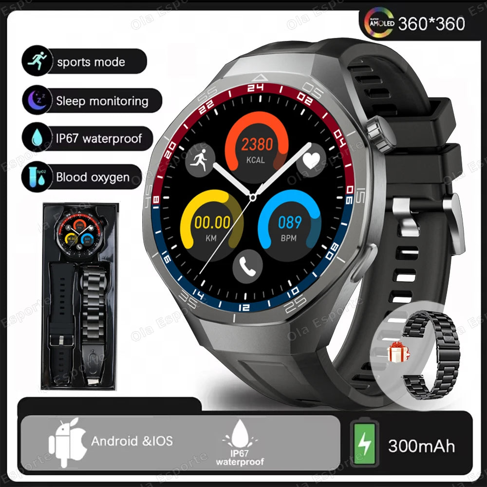 Ola Esporte Sport Smartwatch – AMOLED, Bluetooth Call & Tracker