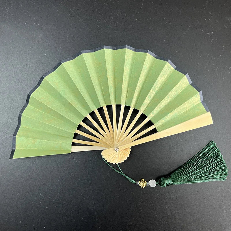4-6 Inch Mini Folding Fan Portable DIY Painting Children'S Fan Ancient Style Held Dance Fans Party Wedding Summer Fan Accessorie Oasis Select N