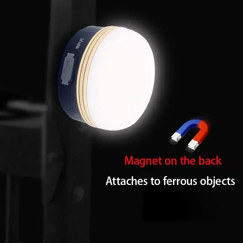 10W 1800MAH COB+LED Camping Lantern USB Rechargeable High Power Portable Tents Lamp Outdoor Hiking Night Fishing Hanging Lamp Oasis Select