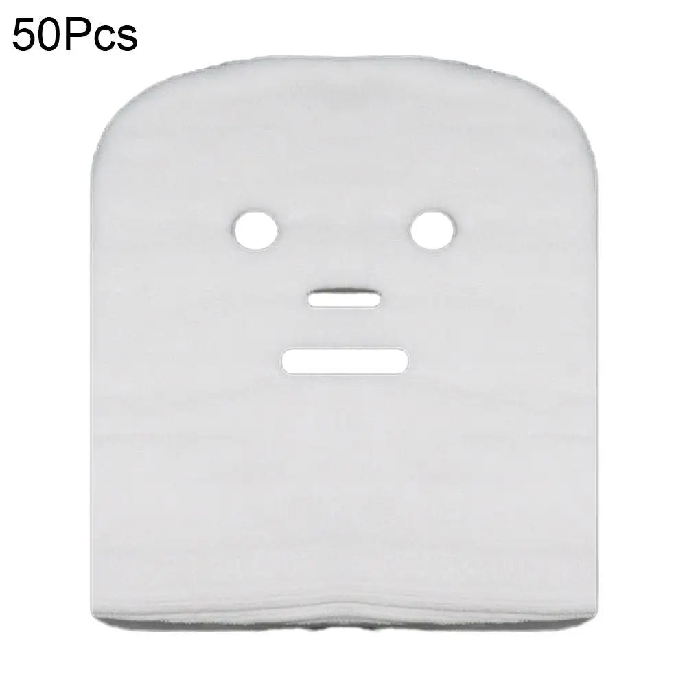 50-Pack Precut Gauze Facial Mask Sheets – DIY Spa Skincare Facial Mask Sheets Oasis Select B-50PCS