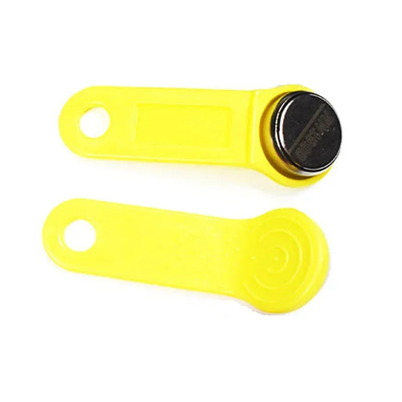 5pcs/lot rewritable RFID Touch Memory key RW1990 iButton copy card keyfor Cards Access System Oasis Select Yellow 5pcs