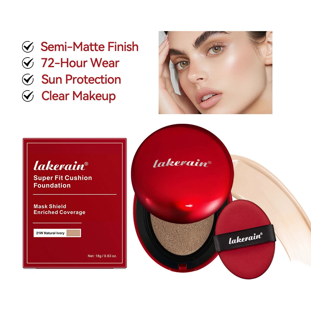 Sun Protectio Air Cushion Foundation 12 Colors CC Cream Concealer Whitening Makeup Waterproof Cosmetics Brighten Face Base Tone Oasis Select