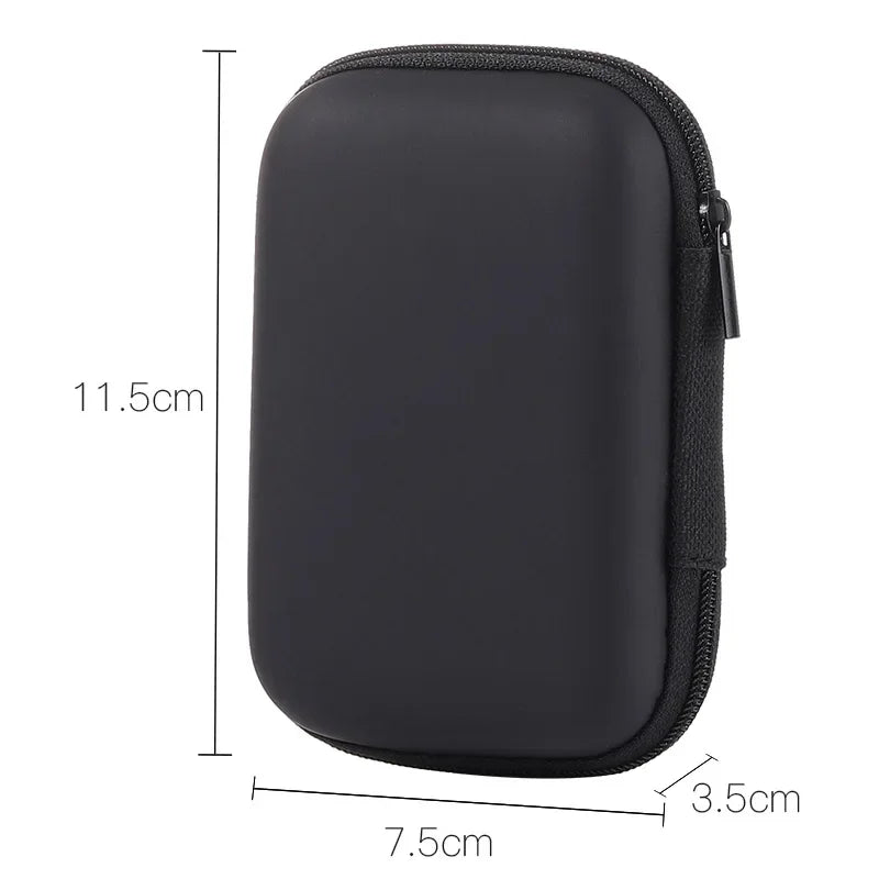 Sundries Travel Storage Bag Charging Case for Earphone Package Zipper Bag Portable Travel Cable Organizer Electronics Storage Oasis Select