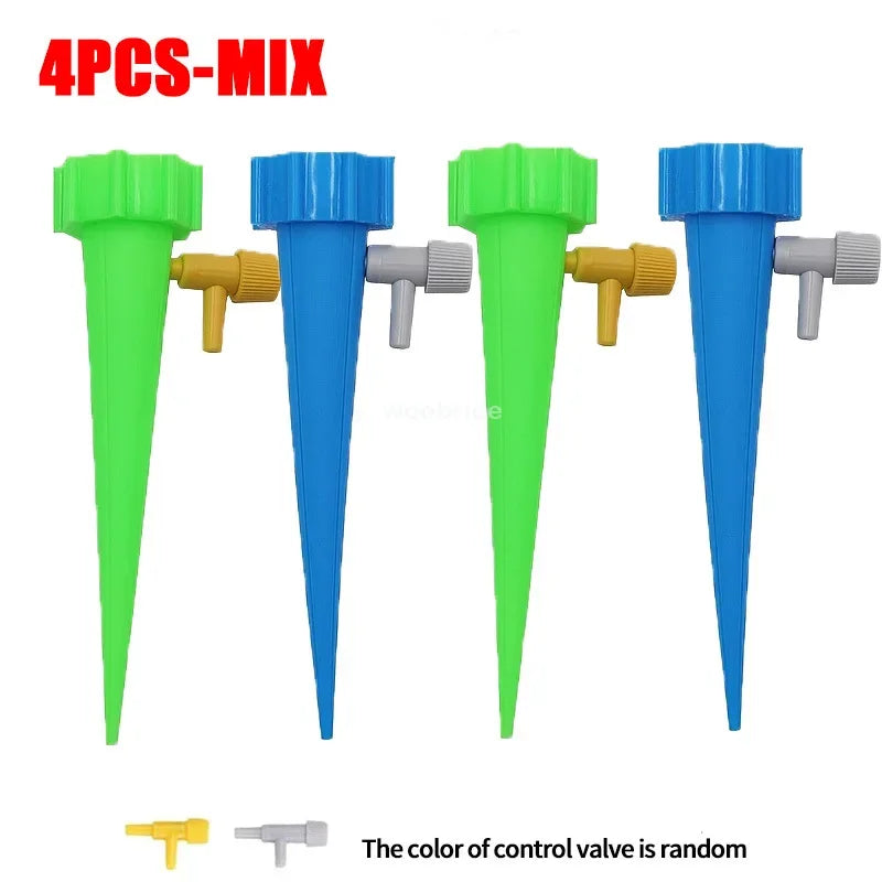 Automatic Drip Plants Irrigation Drip Irrigation Garden Watering System Garden Plant Self Watering Kits Insert Watering Devices Oasis Select 4PCS-MIx