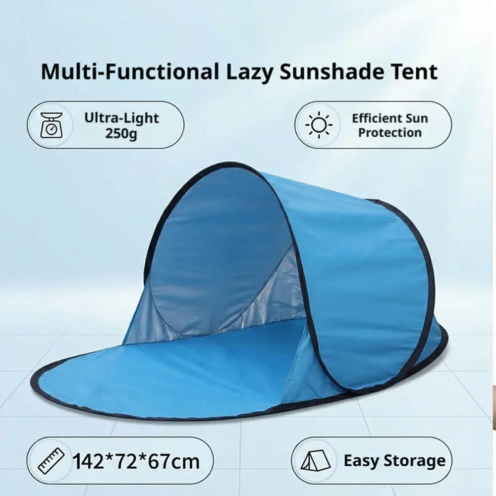 Pop-Up Beach Tent UPF50+ UV Protection – Ultra-Light 1-Person