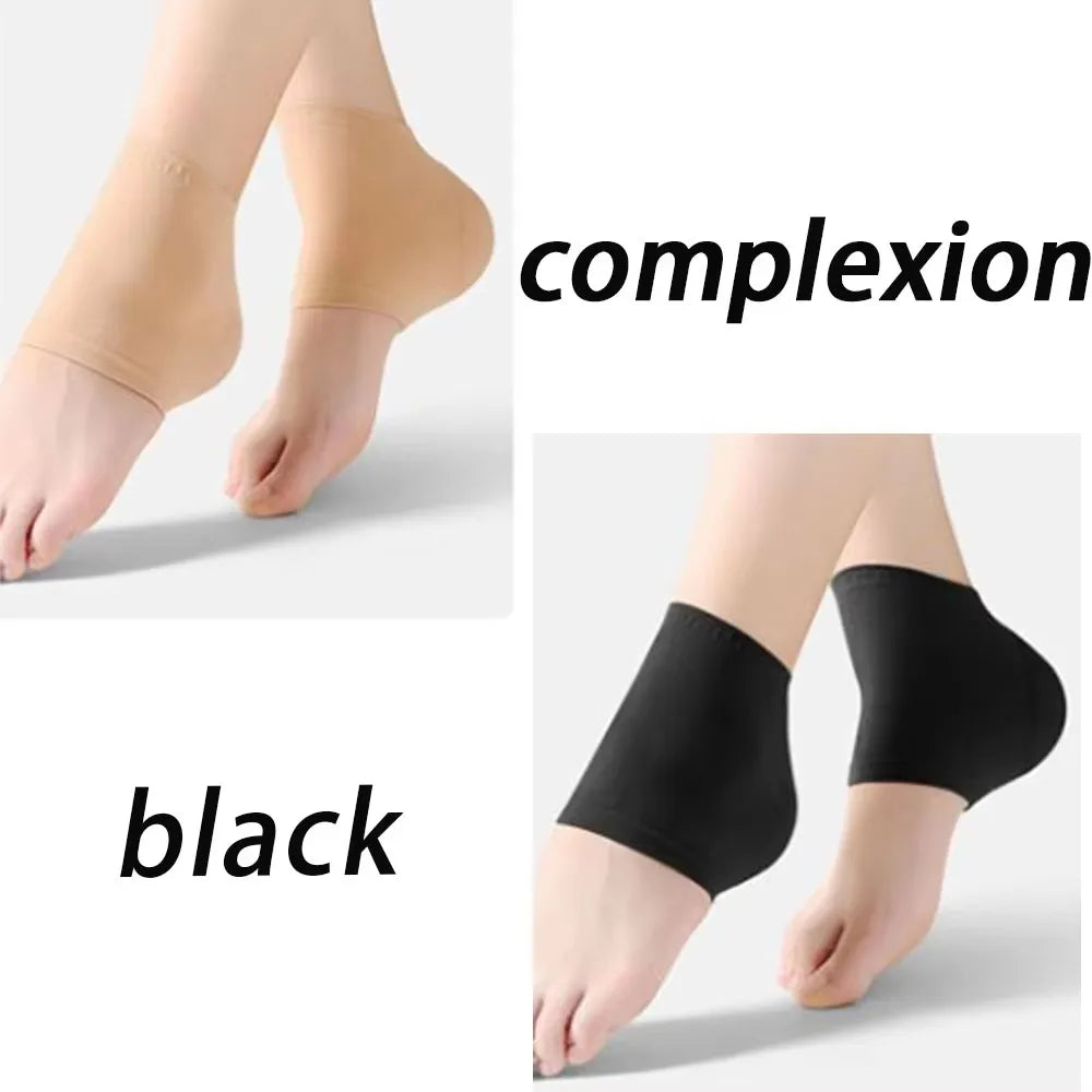 Silicone Gel Heel Cover Sock – Moisturizing & Cushioning Heel Sock Cover Oasis Select