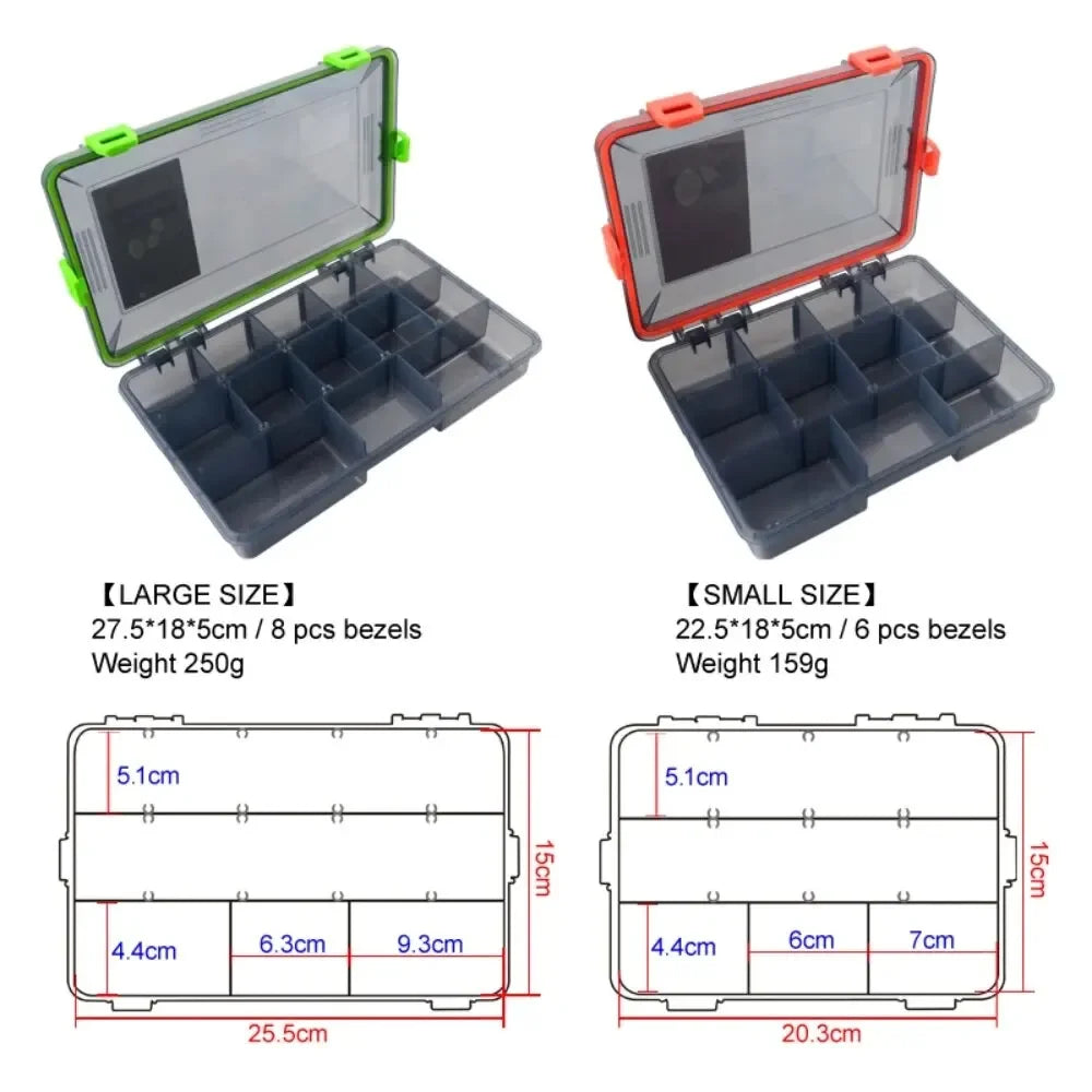Fishing Tackle Box Large Capacity Waterproof Accessories Hook Storage Lure Bait Tray Storage Lure Bait Organizer Boxes Oasis Select