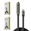 240W Fast Charging Cable with Phone Stand – 90° Elbow USB-C