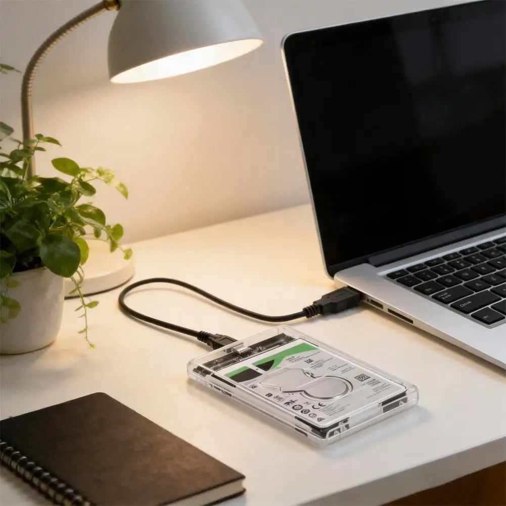 USB 3.0 & USB-C 2.5" SATA Hard Drive Enclosure – 5Gbps
