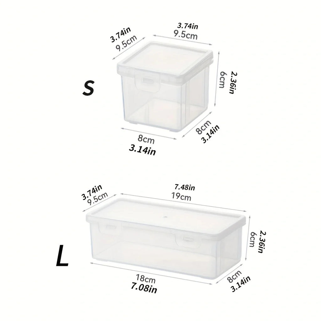 1pc data cable storage box with lid, charger, USB flash drive, headphone storage container, miscellaneous sorting box Oasis Select