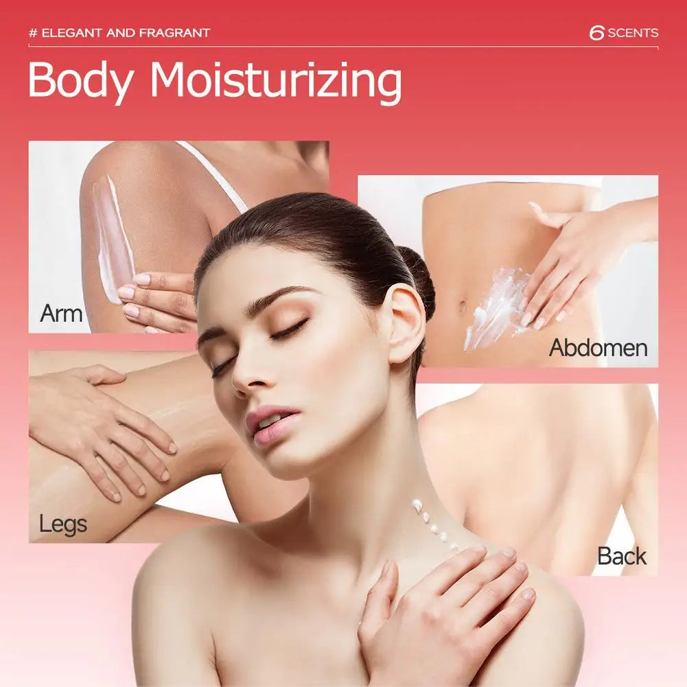 Scented Body Lotion For Women, Deep Moisturizing Cream, Womens Long-lasting Fragrance Cherry Blossom Vanilla Rose Body Lotions Oasis Select