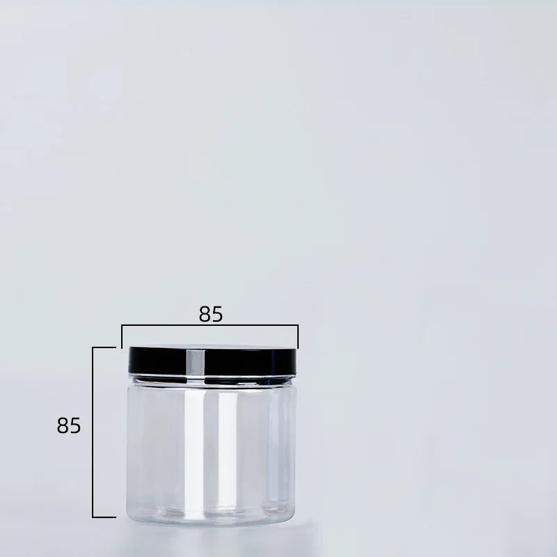 Clear Sealed Can With Lid Food Smell Odor Proof Storage Packaging Bottle Coffee Beans Seasoning Container Kitchen Accessories Oasis Select black-420ml China