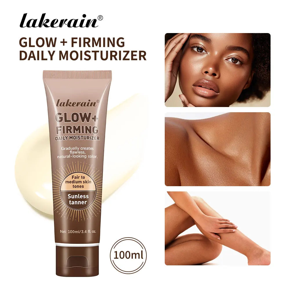 Self Tanning Lotion Gradual Sunless Tanning Non-sticky Easily Absorbed Improve Skin Elasticity Firmness Self-tanning Lotion Oasis Select